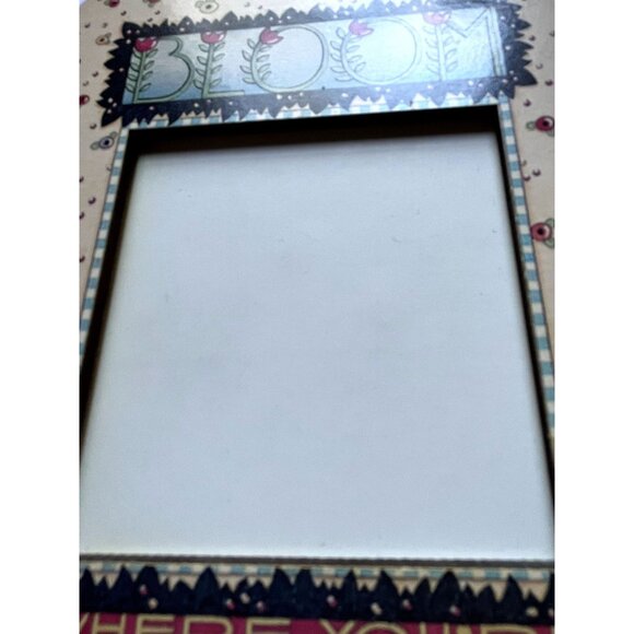 Mary Englebright Bloom Where You're Planted Frame 6" X 4.5" In - Picture 8 of 8